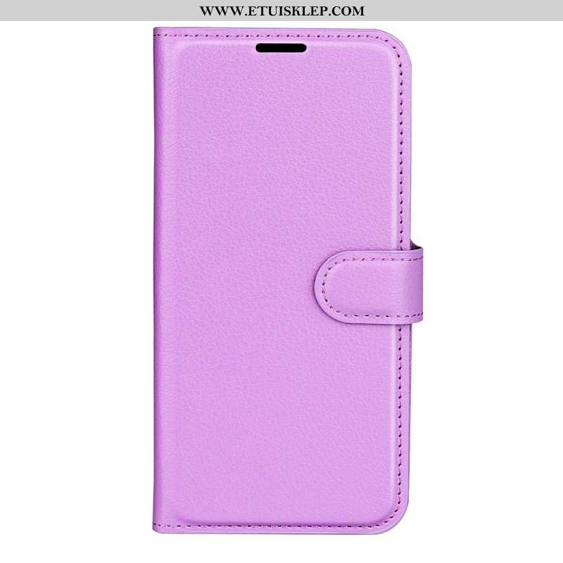 Etui Folio do Sony Xperia 1 IV Klasyczne Liczi